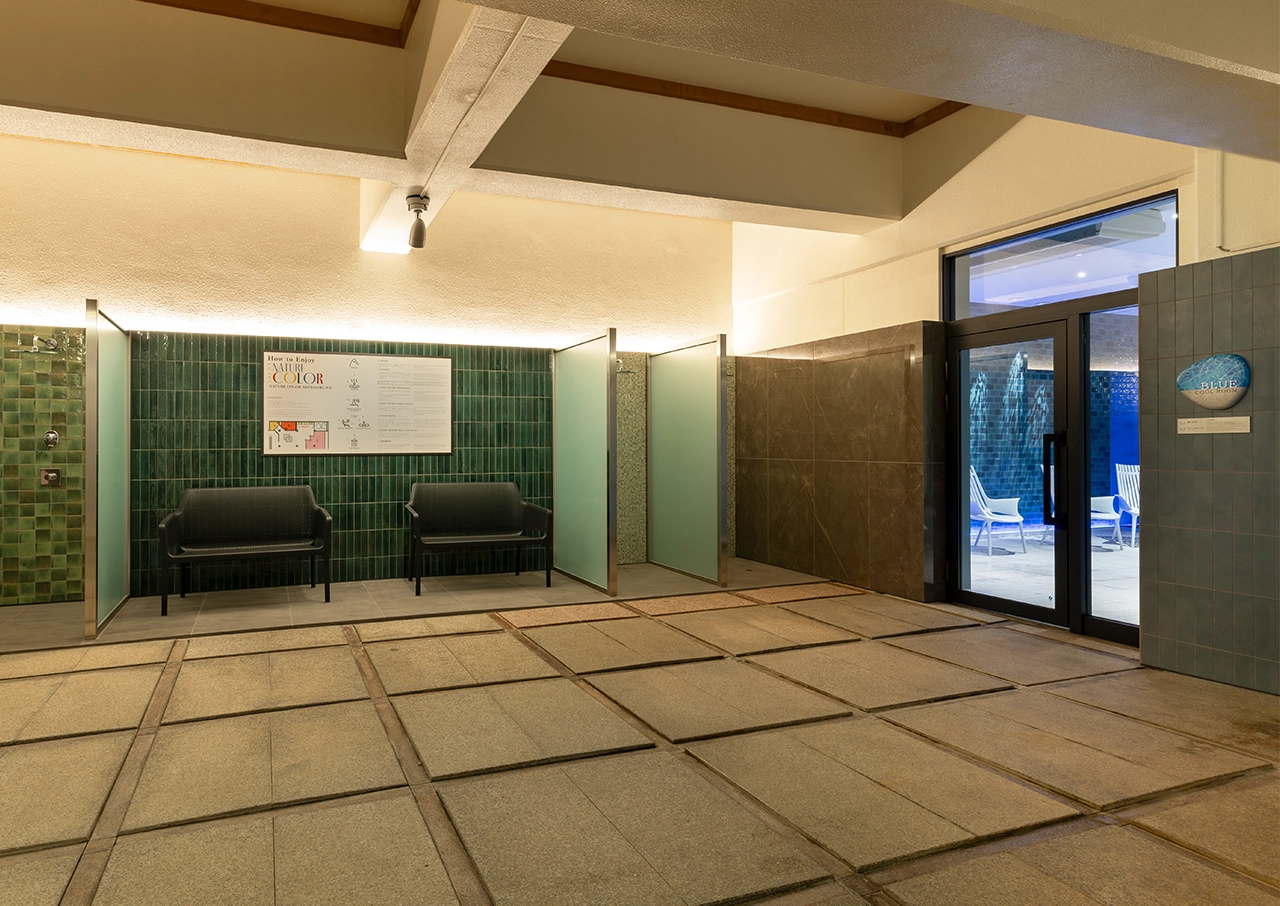 定山渓ビューホテル本館地下1・2F 湯酔郷／サウナ外観