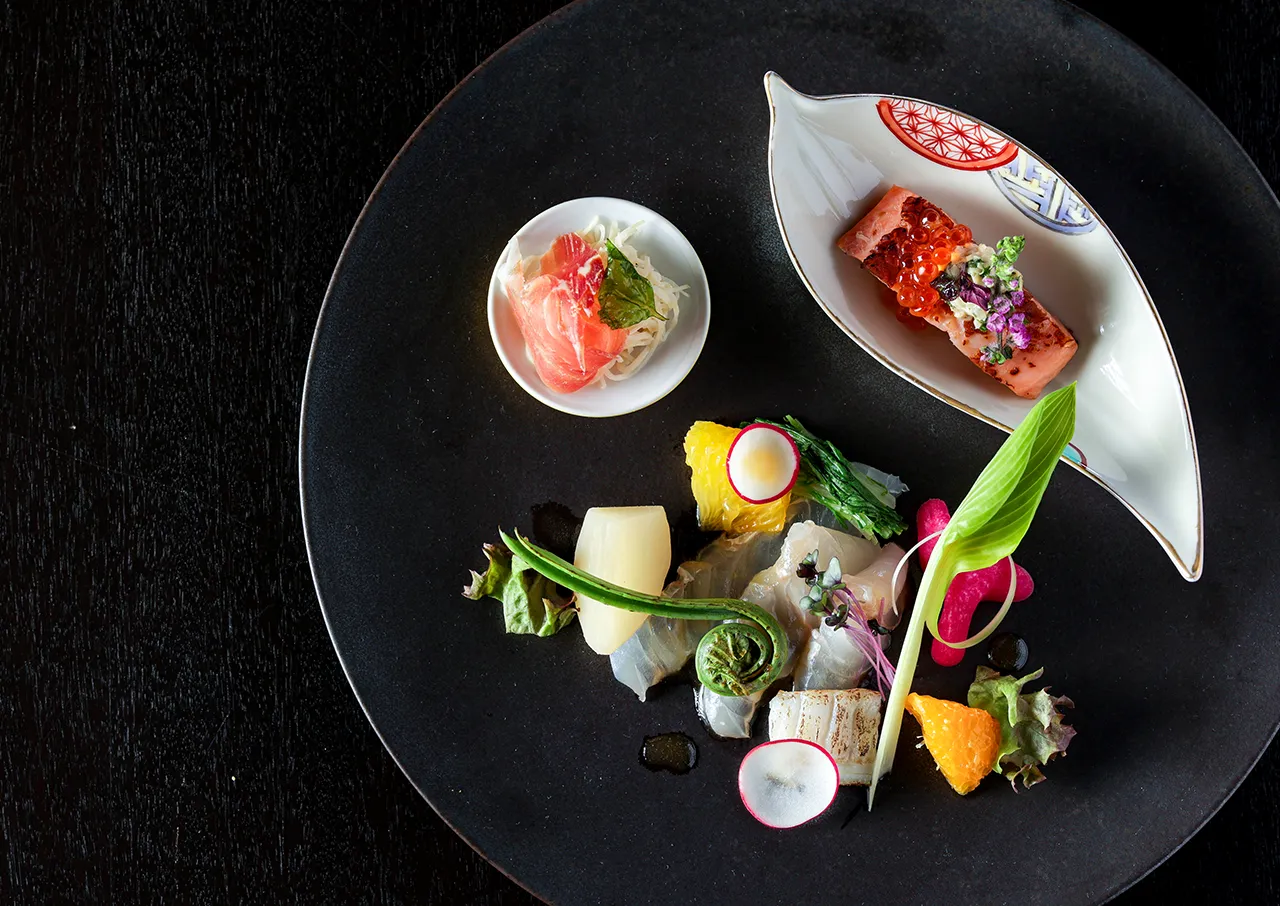 フレンチ懐石／夕食一例